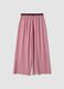 Pink pure viscose striped pyjama trousers_2