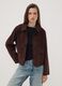 Brown regular-fit shacket with patch pockets_2