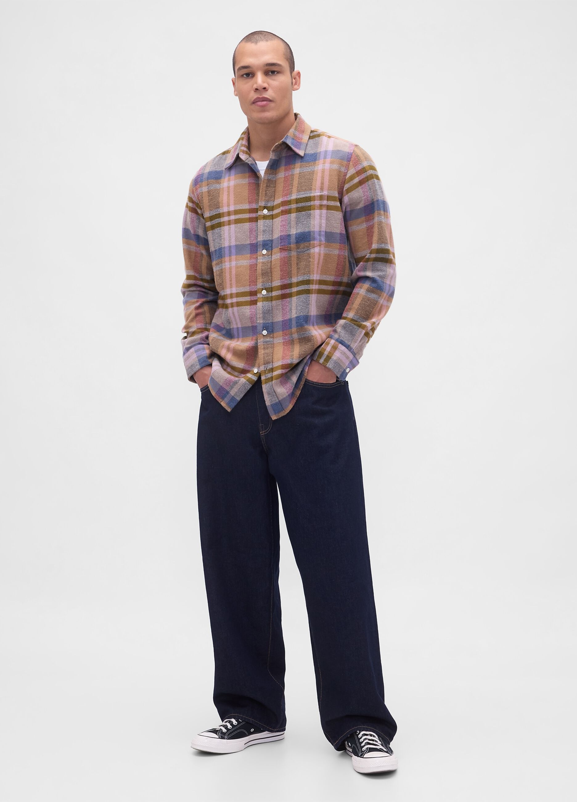 Multicolour Long Sleeve Cotton Shirt