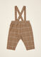 Brown checked cotton-blend trousers with braces_2
