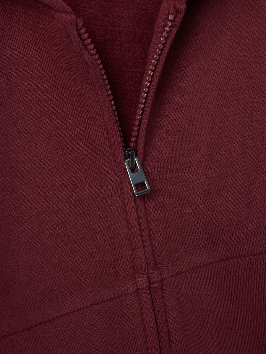 Brown crew-neck sweatshirt in pure organic cotton_3