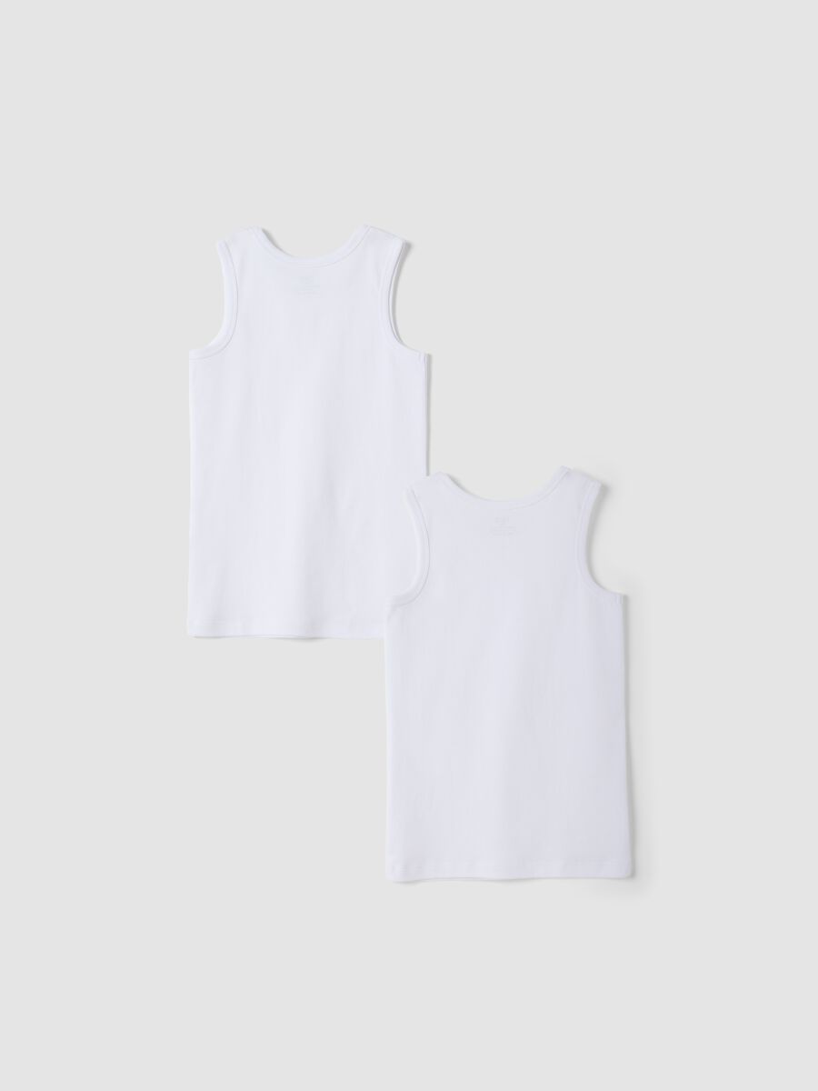 2-pack of white organic cotton crew-neck vests_1