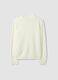White long-sleeved top with high neck, regular fit_6