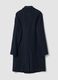 Indigo blue wool and viscose-blend coat_2