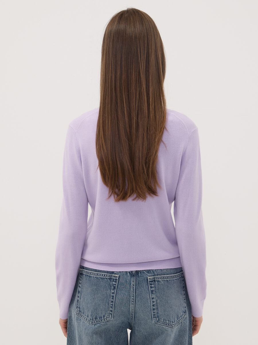 Purple regular-fit crew-neck long-sleeve top_3