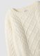 White wool-blend boat-neck jumper, regular fit_2