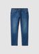 Jeans blu in cotone elasticizzato slim fit_0