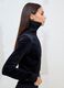 Black Velour Jacket with Rhinestone Logo_1