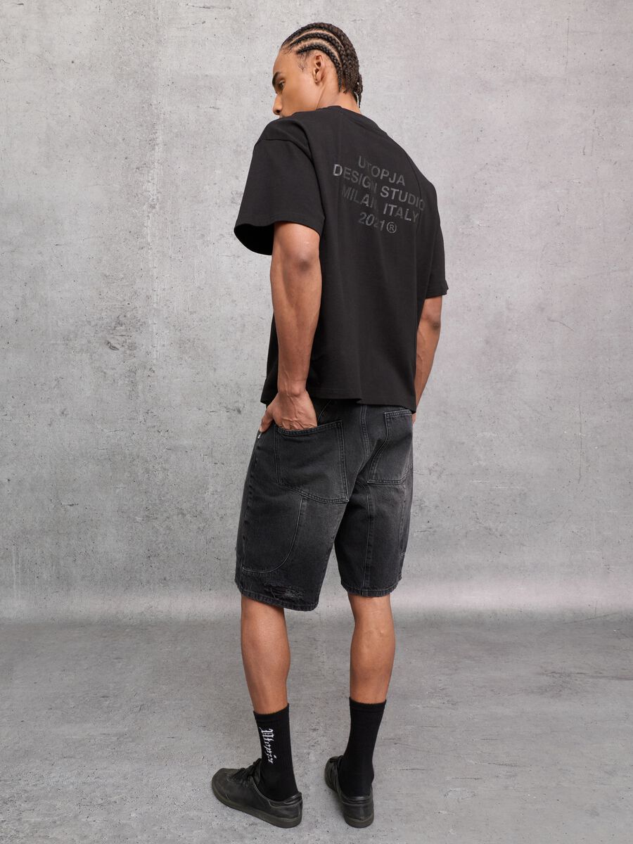 Black Denim Shorts_4