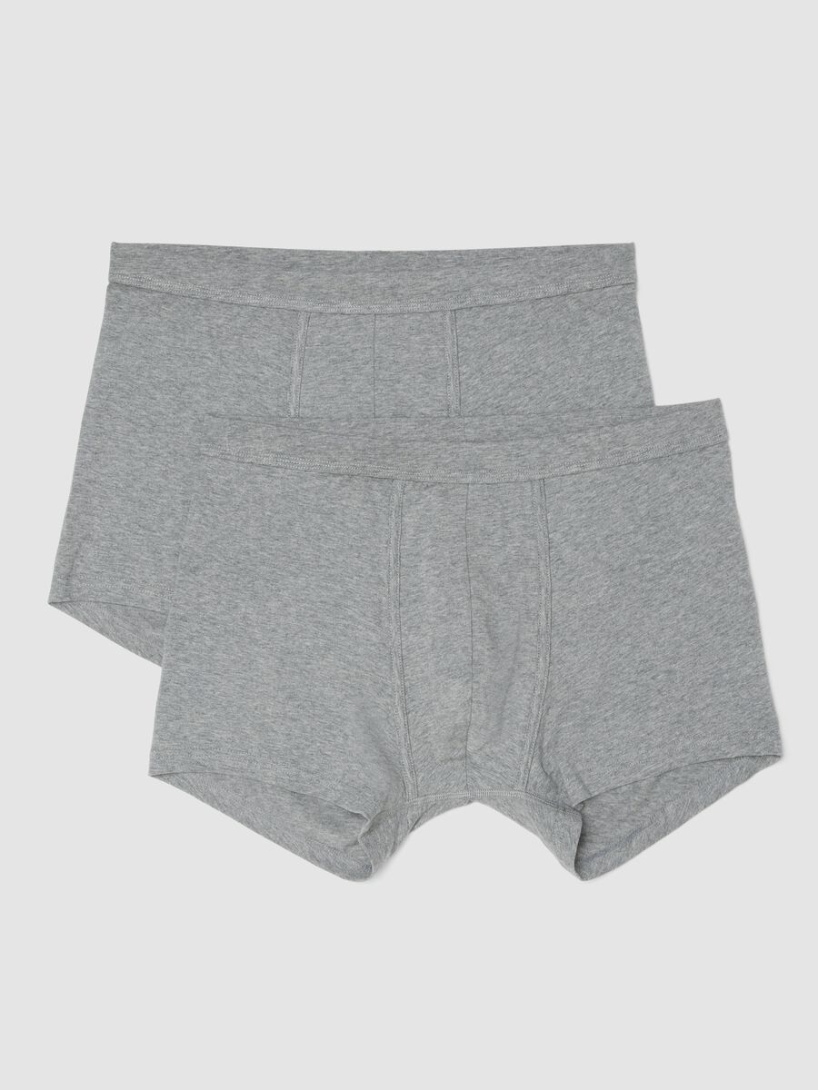 2-pack of grey stretch Supima cotton boxer shorts_4