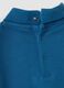 Blue organic cotton polo neck T-shirt_3