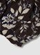 Brown regular-fit stretch cotton-blend jacket with floral pattern_1