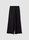 Black baggy-fit pure cotton jogger trousers_6