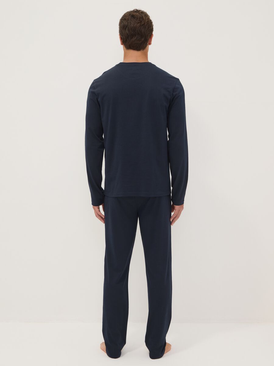 Blue organic cotton pyjamas_2