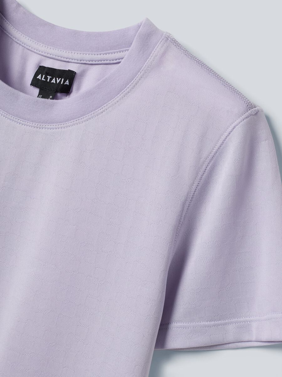 Purple technical sports T-shirt ALTAVIA COURT_5