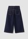 Blue wide-leg jeans in a cotton and lyocell blend_1