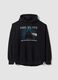 Black cotton-blend hoodie with Pink Floyd print_4