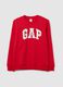 سويت شيرت برقبة دائرية مع رقعة شعار GAP_1