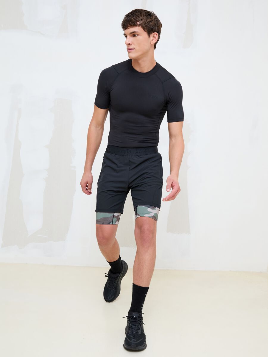 Technical Shorts Camo-Black_0
