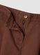 Brown pure cotton skirt with elasticated waist_6