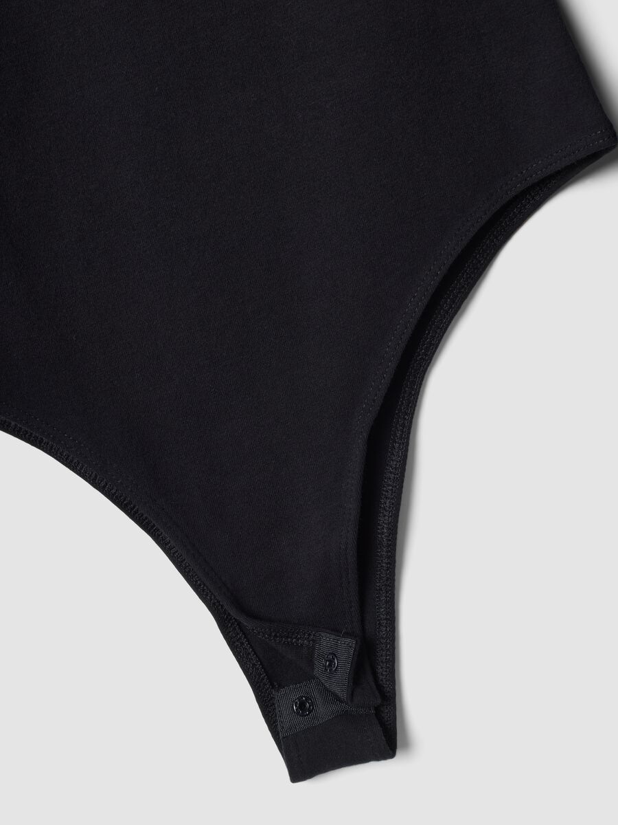 Black Asymmetrical Bodysuit_2