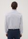 Camicia grigia in misto lyocell slim fit Easy Iron con colletto francese_3