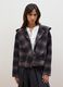 Brown wool and viscose blend hooded coat, regular fit_2