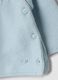 Sky blue pure organic cotton knitted baby cardigan_3