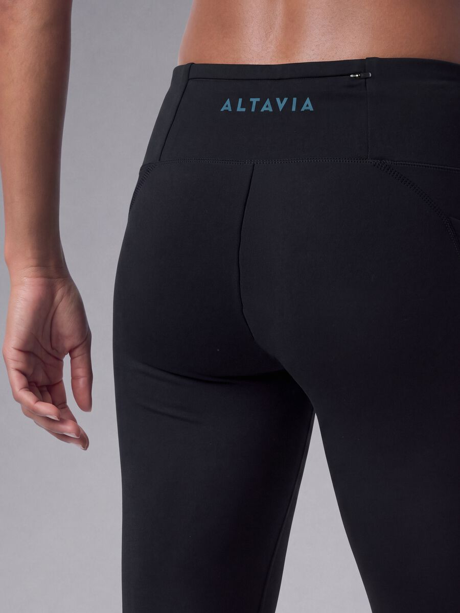 Black stretch-fabric leggings ALTAVIA RUNNING_1