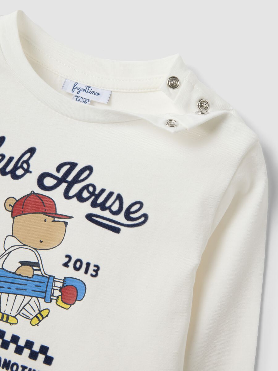 White pure organic cotton crew-neck T-shirt_2