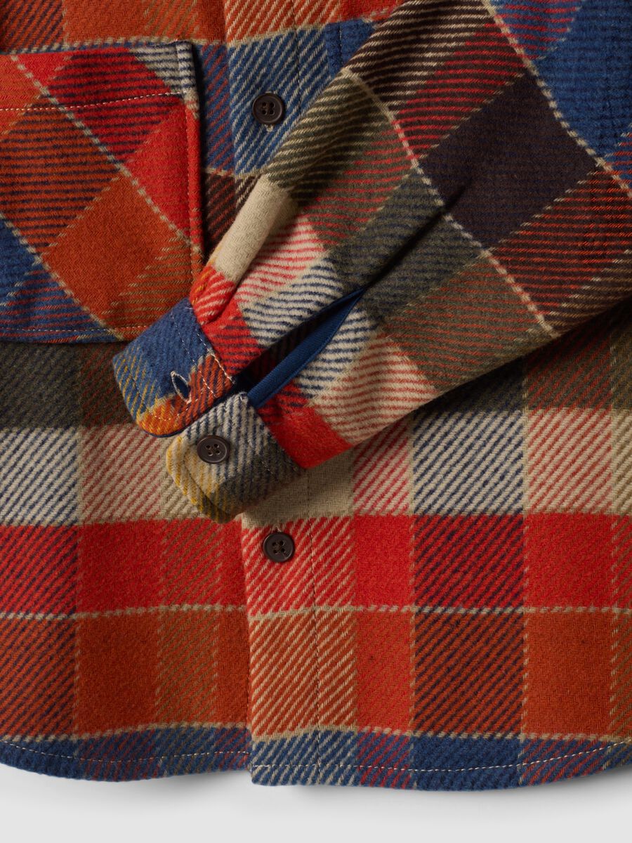 Multicolour checked shirt with classic collar, regular fit_1