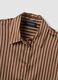 Brown striped stretch-fabric shirt, regular fit_1