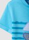 Light blue short-sleeve pure cotton T-shirt with appliqu&eacute; boat_3