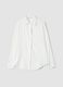 White regular-fit shirt with classic collar_4
