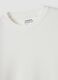 Optic white crew-neck T-shirt in pure organic cotton_1