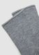 Grey m&eacute;lange stretch viscose socks_1