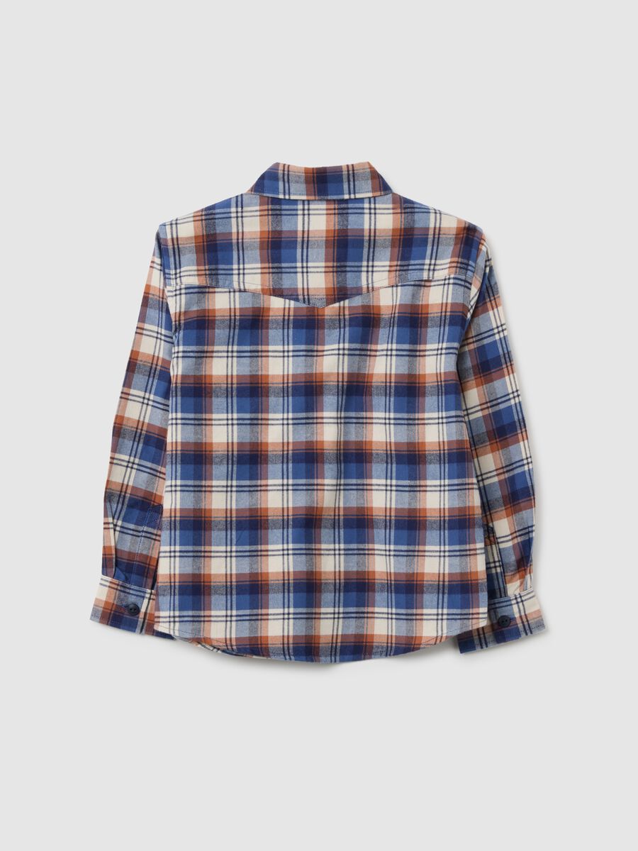 Boys' multicolour pure cotton shirt regular fit_1
