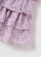 Girls' Mixed Skirt with Purple Floral Print_2