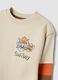 Tuta jogging sabbia in misto cotone con felpa girocollo e stampa Tom & Jerry_2
