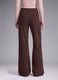 Brown stretch-modal wide-leg trousers ALTAVIA STUDIO_1