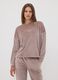 Pink stretch crew-neck top_0