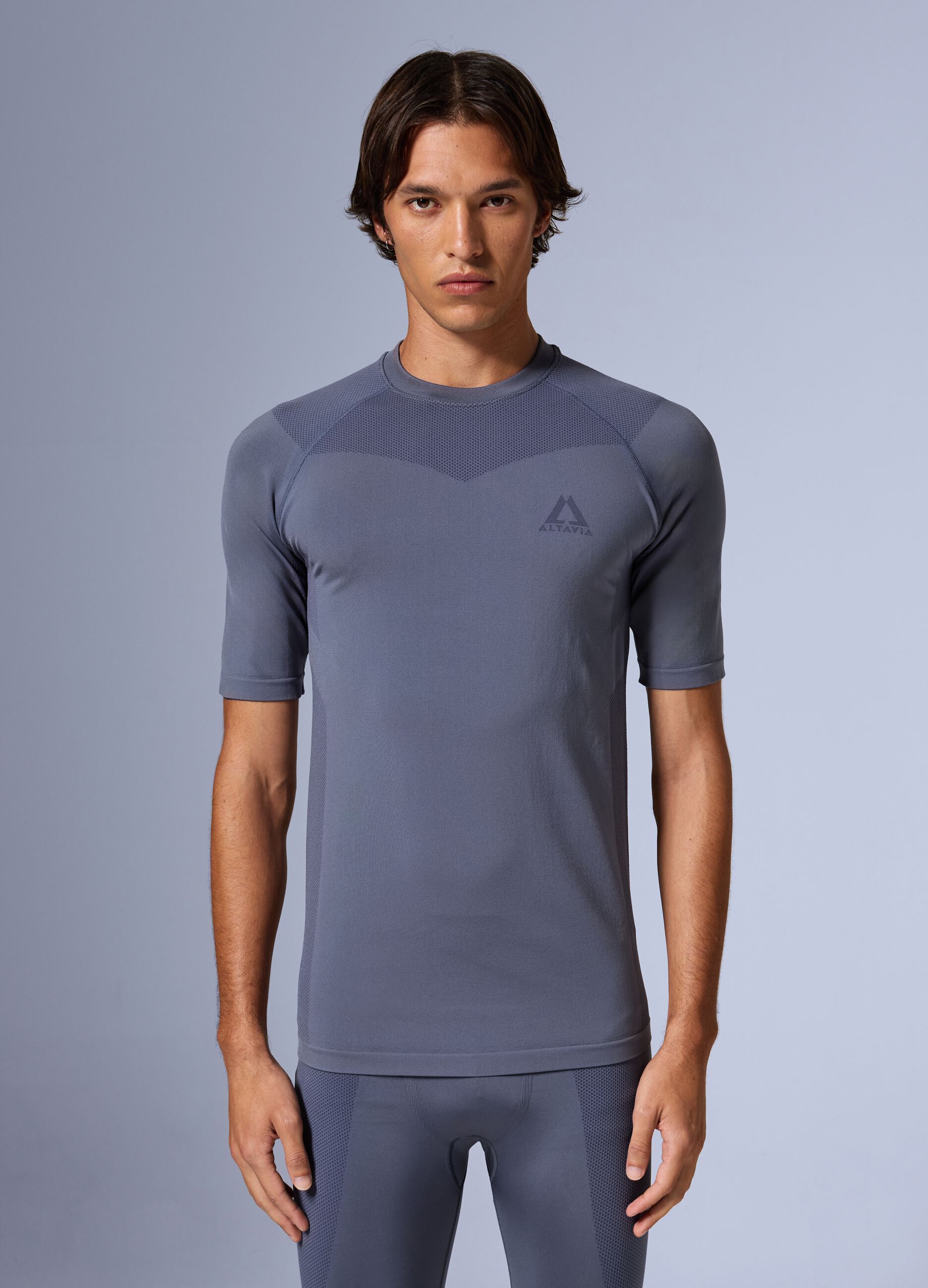 Short sleeve thermal seamless T-shirt ALTAVIA WITH DEBORAH COMPAGNONI