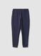 Blue regular-fit joggers in Easy Dry stretch fabric_4