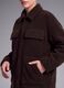 Brown sherpa shacket with buttons, relaxed fit &ndash; ALTAVIA STUDIO_1