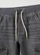 Grey children's cotton blend trousers_2