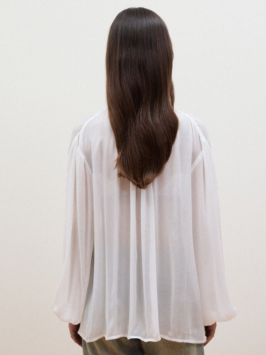 White pure-viscose shirt with embroidered collar_3