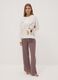 Brown Peanuts-themed pyjamas in pure organic cotton_1
