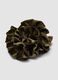 Scrunchie verde effetto vellutato_2