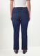 Blue stretch-cotton denim bootcut jeans_3