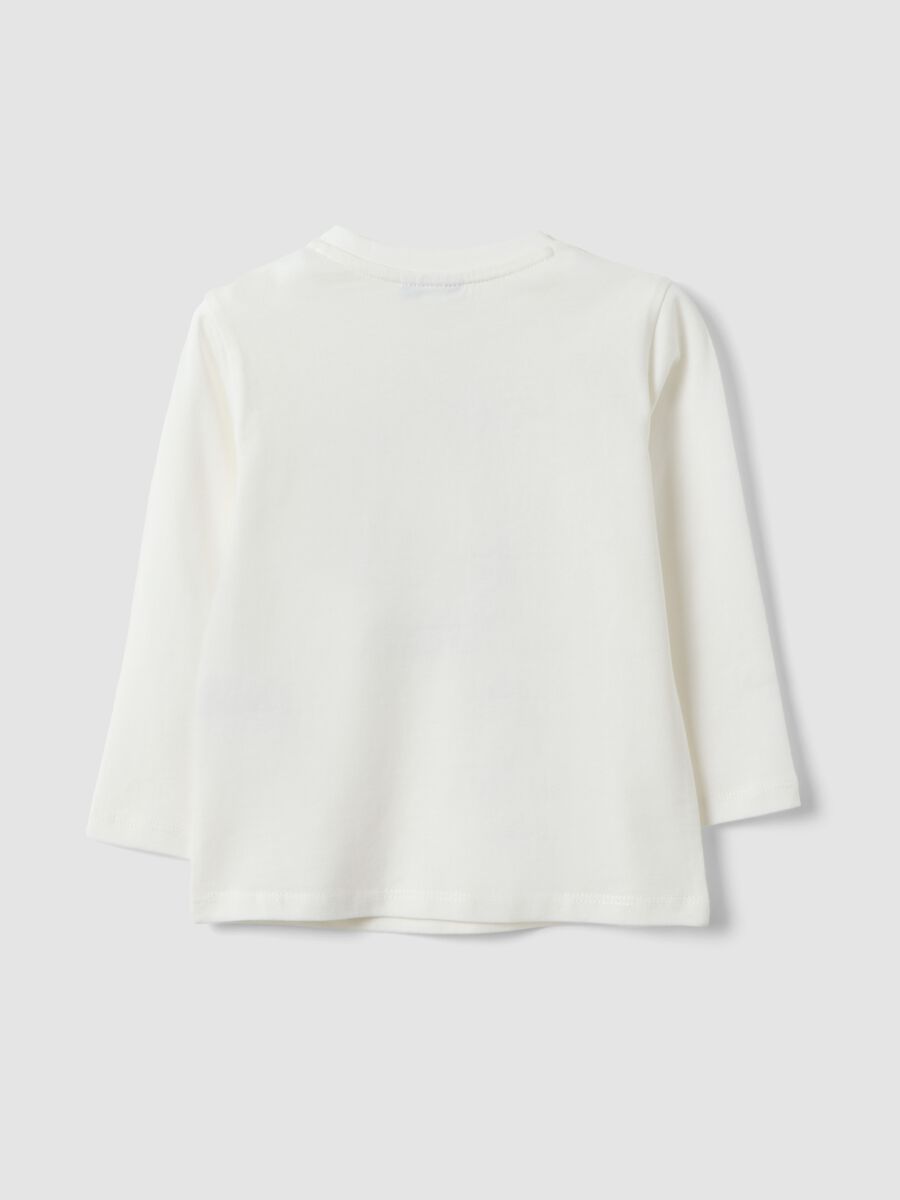 White pure organic cotton crew-neck T-shirt_1